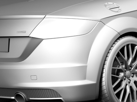 Audi TT Roadster 2015 3D Model