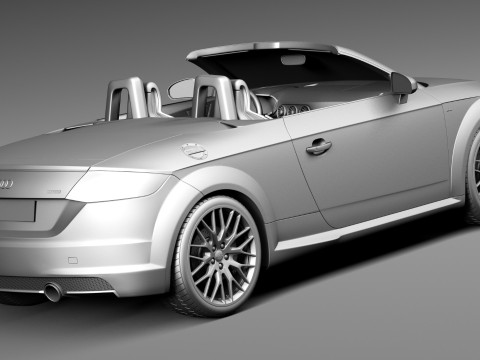 Audi TT Roadster 2015 3D Model