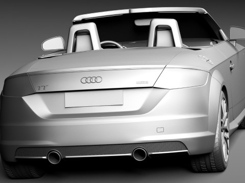 Audi TT Roadster 2015 3D Model