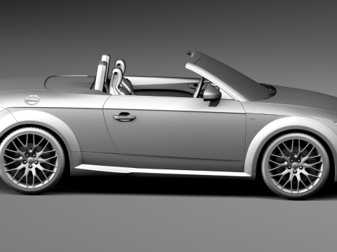 Audi TT Roadster 2015 3D Model