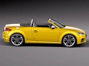 Audi TTS Roadster 2015 3D Model