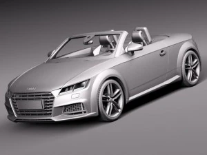 Audi TTS Roadster 2015 3D Model