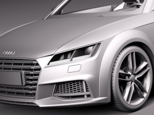 Audi TTS Roadster 2015 3D 모델