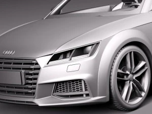 Audi TTS Roadster 2015 3D Model