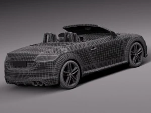Audi TTS Roadster 2015 3D Model