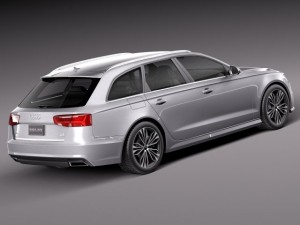 Audi A6 Avant 2015 3D Model