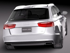 Audi A6 Avant 2015 3D Model