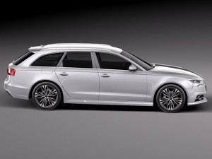 Audi A6 Avant 2015 3D Model