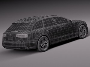 Audi A6 Avant 2015 3D Model