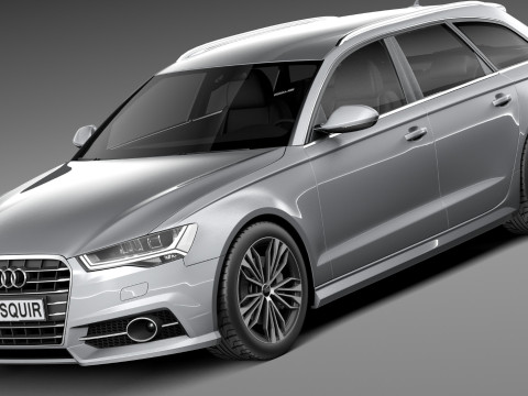 Audi A6 Avant 2015 Modèle 3D