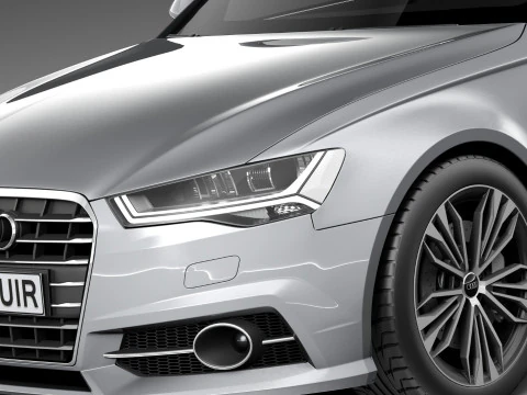 Audi A6 Avant 2015 3D Model