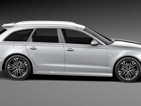 Audi A6 Avant 2015 3D Model