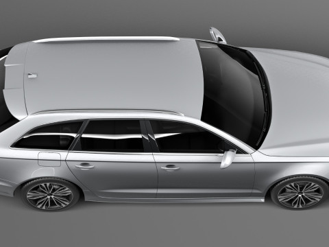 Audi A6 Avant 2015 3D 模型