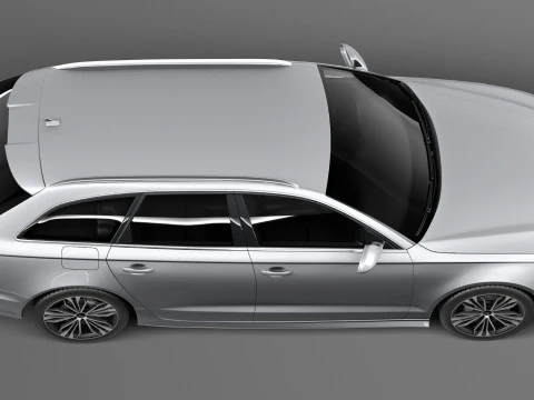 Audi A6 Avant 2015 3D Model