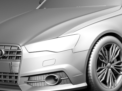Audi A6 Avant 2015 3D 模型