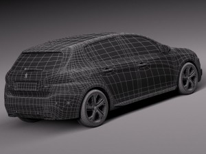 Peugeot 308 GT 2015 3Dモデル