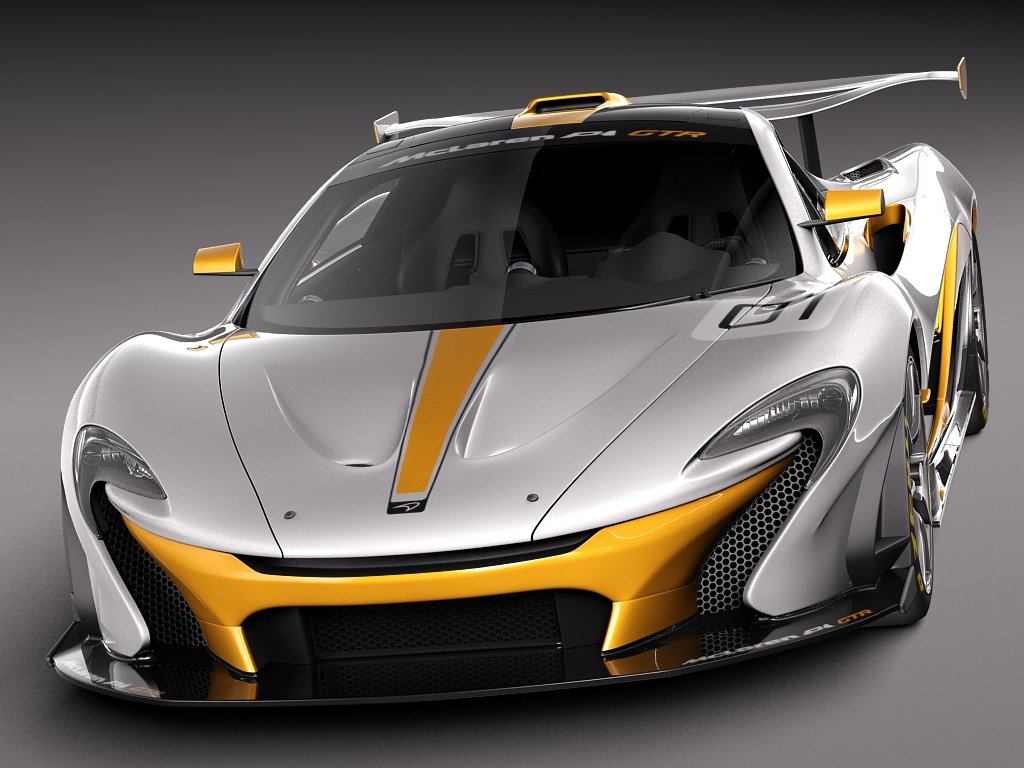Mclaren P1 Gtr Concept 2014 3d Model In Racing 3dexport
