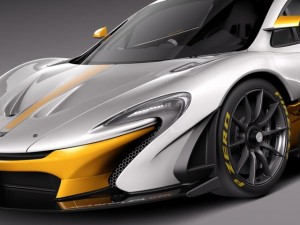 Mclaren P1 GTR Concept 2014 3D 모델