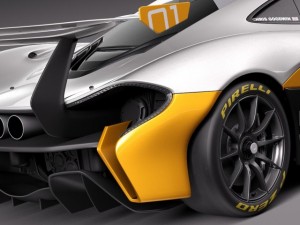 Mclaren P1 GTR Concept 2014 3D 모델
