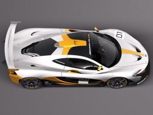 Mclaren P1 GTR Concept 2014 3D 모델