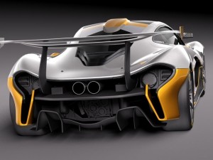 Mclaren P1 GTR Concept 2014 3D 모델