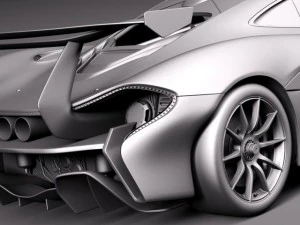 Mclaren P1 GTR Concept 2014 3D Model