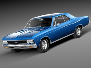 Chevrolet Chevelle SS 1966 3D Model