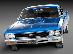 Chevrolet Chevelle SS 1966 3D Model