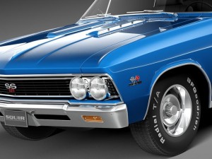Chevrolet Chevelle SS 1966 3D Model