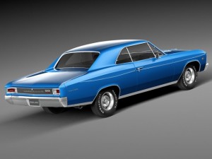 Chevrolet Chevelle SS 1966 3D Model