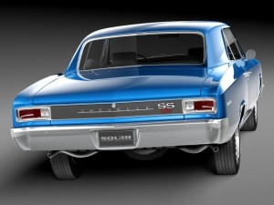 Chevrolet Chevelle SS 1966 3D Model