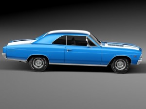 Chevrolet Chevelle SS 1966 3D Model