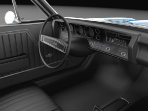 Chevrolet Chevelle SS 1966 3D Model