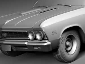 Chevrolet Chevelle SS 1966 3D Model