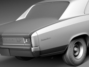 Chevrolet Chevelle SS 1966 3D Model