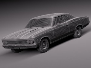 Chevrolet Chevelle SS 1966 3D Model