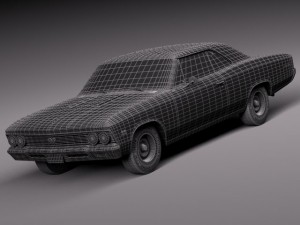 Chevrolet Chevelle SS 1966 3D Model