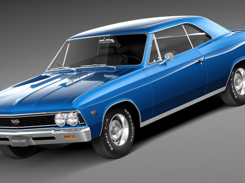 Chevrolet Chevelle SS 1966 3D Model