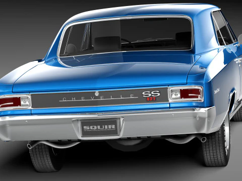 Chevrolet Chevelle SS 1966 3D Model