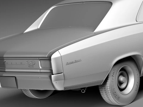 Chevrolet Chevelle SS 1966 3D Model