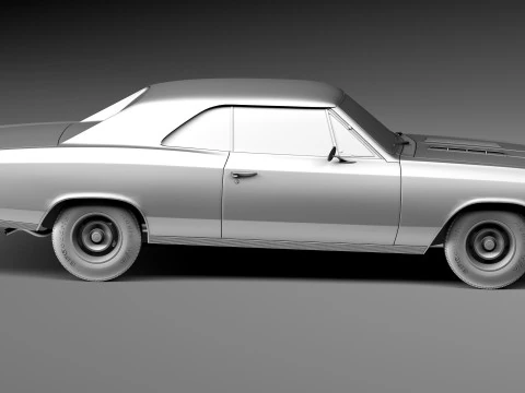 Chevrolet Chevelle SS 1966 3D Model