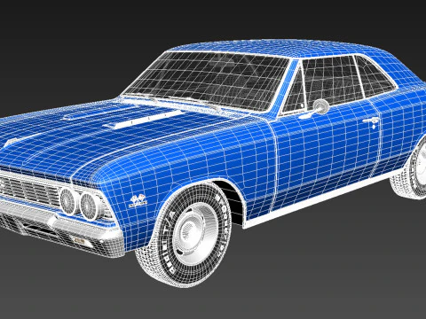 Chevrolet Chevelle SS 1966 3D Model