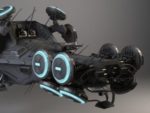 Matrix Howership Movie Spaceshp Modelo 3D