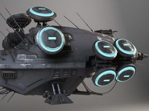 Matrix Howership Movie Spaceshp Modelo 3D