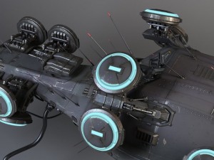 Matrix Howership Movie Spaceshp Modelo 3D