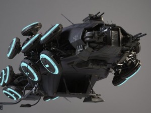 Matrix Howership Movie Spaceshp Modelo 3D
