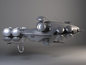Matrix Howership Movie Spaceshp Modelo 3D