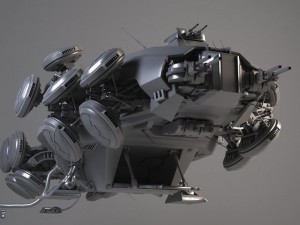Matrix Howership Movie Spaceshp Modelo 3D