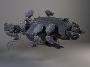 Matrix Howership Movie Spaceshp Modelo 3D