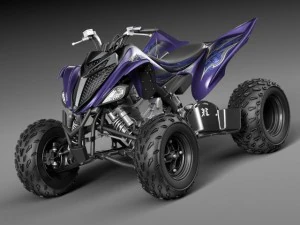 ヤマハ ラプター 700S 2014 クワッド 3Dモデル